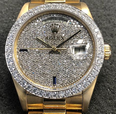 rolex pave diamond dial.